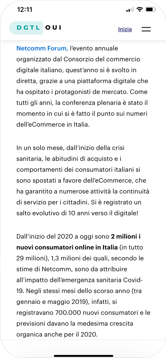 Analisi di mercato DGTL OUI Srl