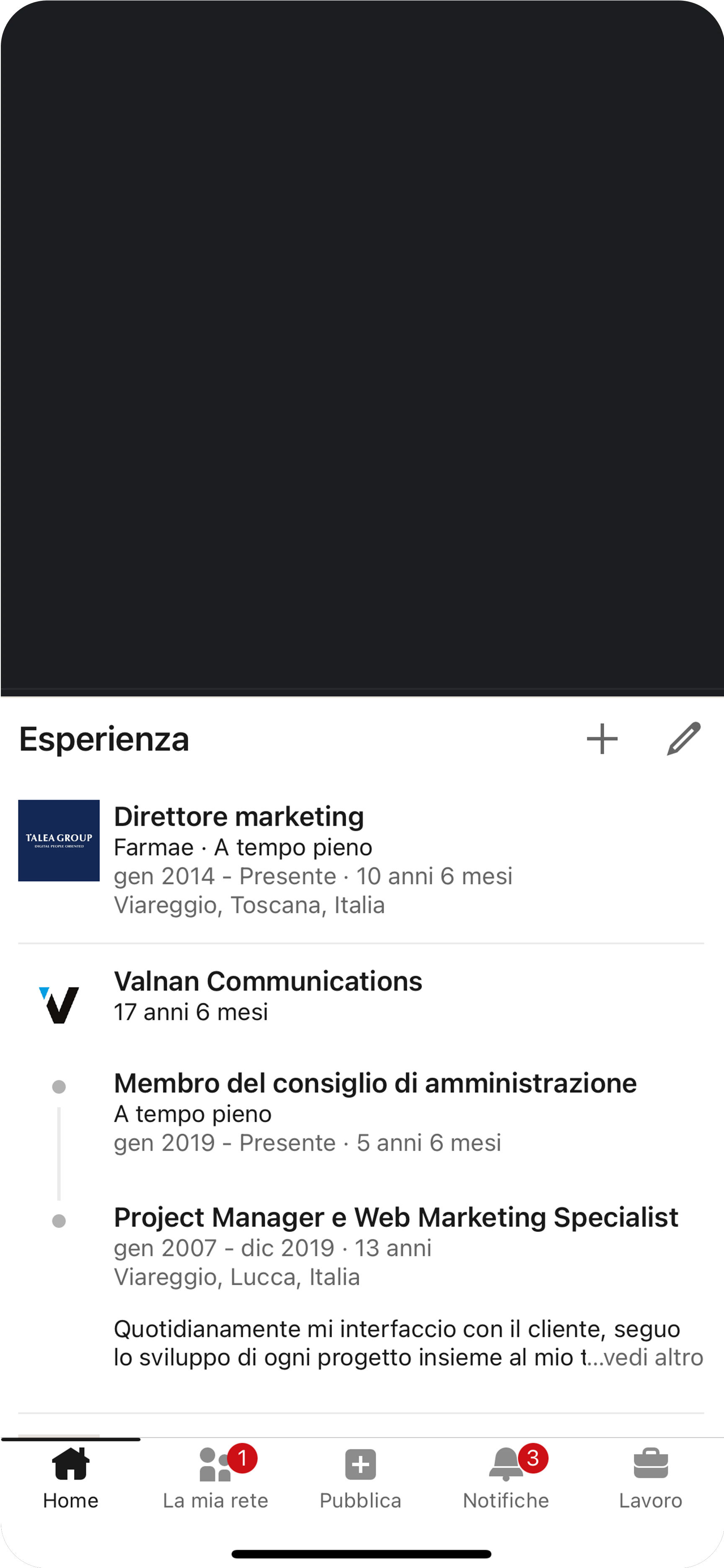 Captions App interface